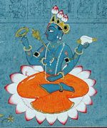 Vishnu usando Vijayanthi Mala
