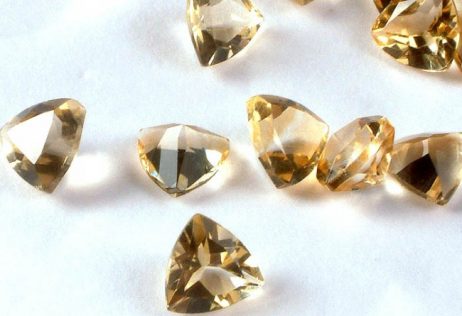 Pedra para Mandala - Citrino Facetado 6mm - 0,64ct