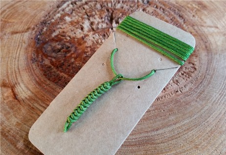 Cordão Nó da Linhagem - Cordão de Proteção - Verde Oliva