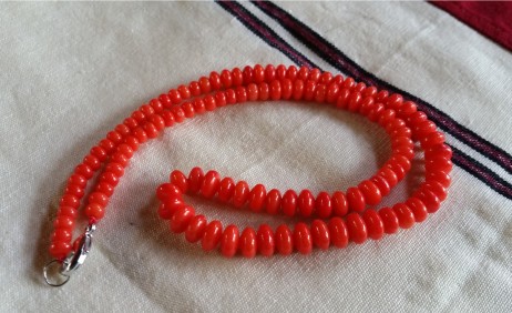 Colar em Corar Natural - Dyed Orange