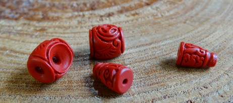 Guru Bead em Cinnabar 10mm - Image 3