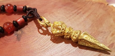 Amuleto Phurba - Libera Ignorância da Mente - Vajrakilaia Dourado - Image 2