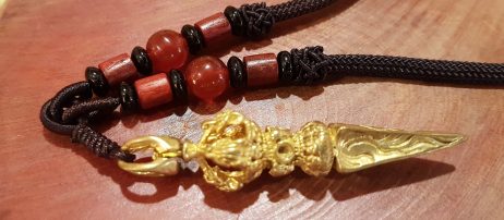 Amuleto Phurba - Libera Ignorância da Mente - Vajrakilaia Dourado - Image 3