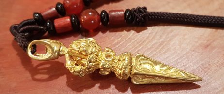 Amuleto Phurba - Libera Ignorância da Mente - Vajrakilaia Dourado - Image 6
