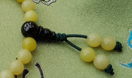 Mala Tibetano de Mão em Jade - 27contas 6mm - Rosário Budista - Japamala - Image 3