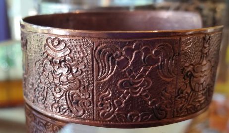 Bracelete em Cobre Oito Símbolos Auspiciosos - Image 2