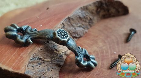 Mini Puxador Lótus em Bronze - Image 2
