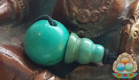 Guru Bead em Turquesa 12mm