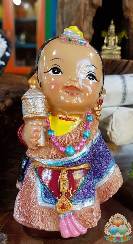 Boneca Tibetana de Louça - Edleusa