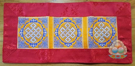 Toalha Tibetana em Brocado para Livros e Textos de Meditação