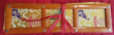 Porta Sadhana em Brocado de Seda com Bambú