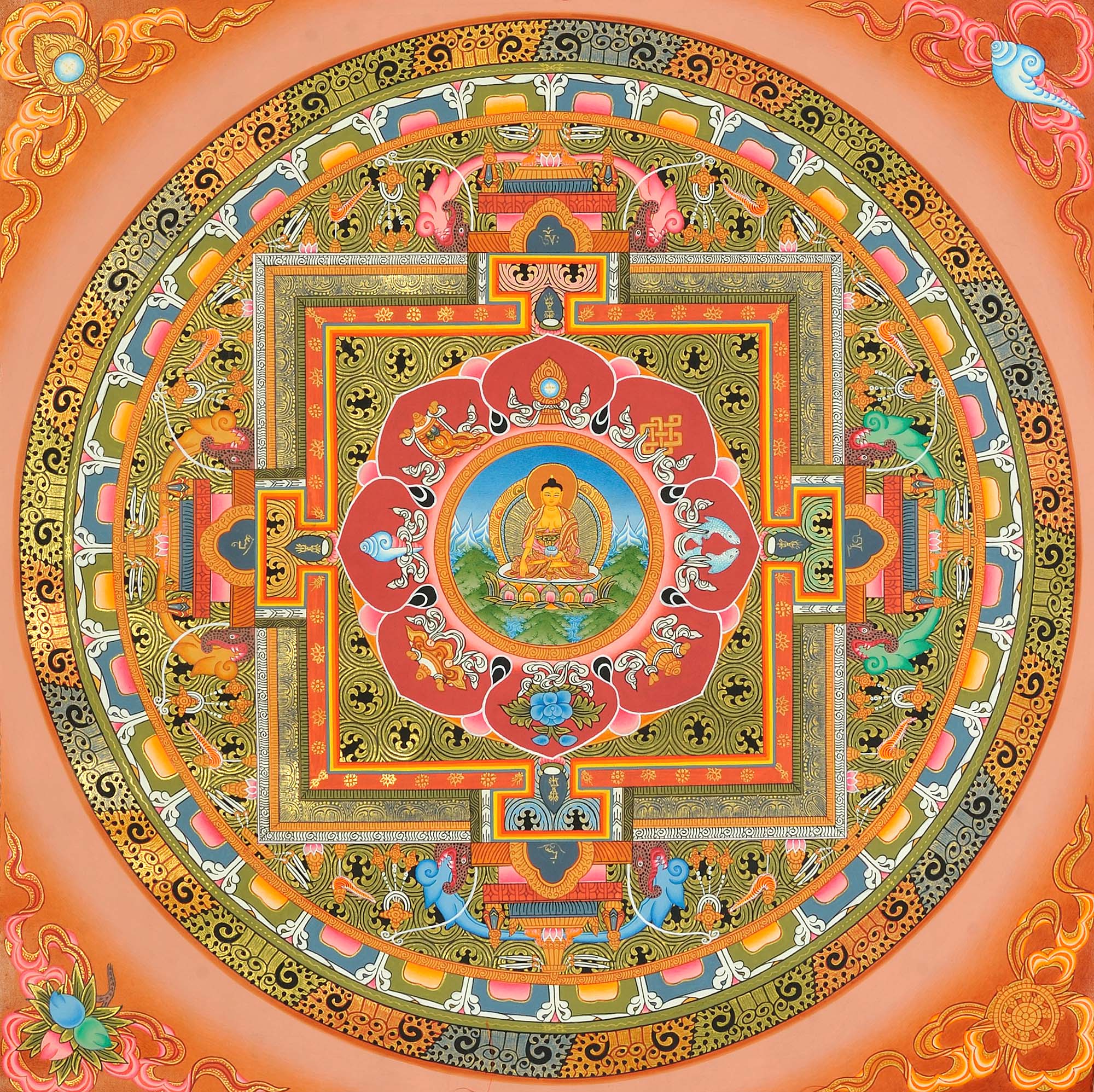 曼荼羅 チベット仏教 Mandala of Tibetan Buddhism