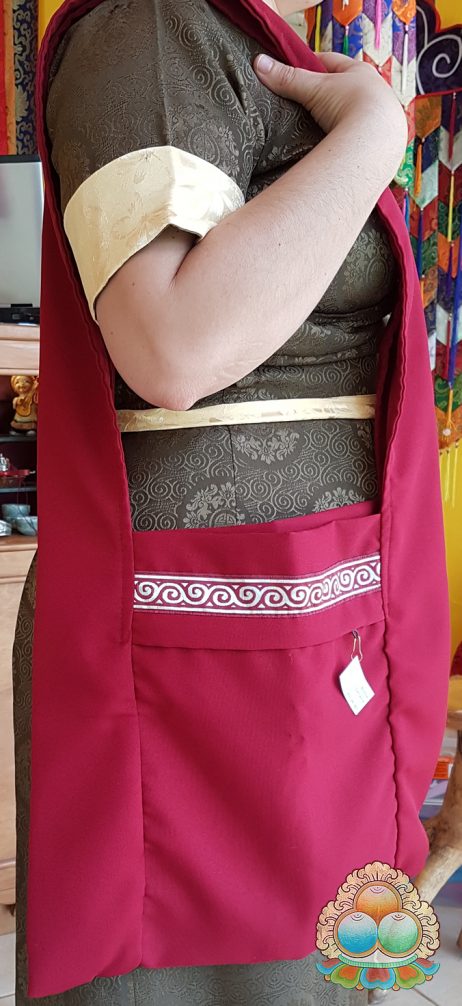 Bolsa de Lama Tibetana em Oxford Bordeaux G