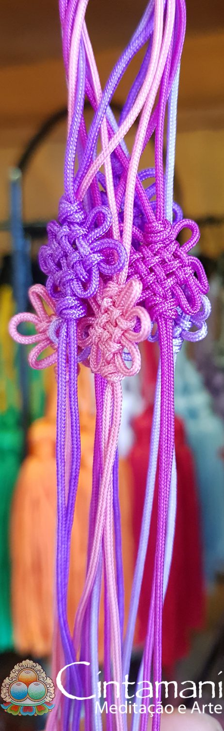 Nó-Sem-Fim para Tassel - Conjunto com 8 unidades - Tons Lilás - Image 3