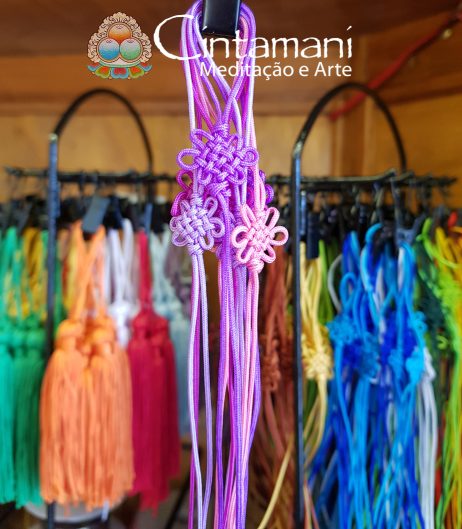 Nó-Sem-Fim para Tassel - Conjunto com 8 unidades - Tons Lilás - Image 4