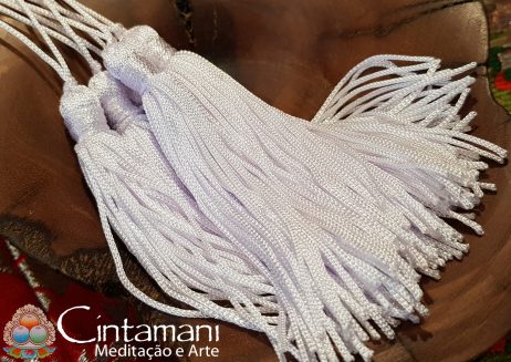 Tassel - Conjunto com 5 unidades - Decoração Típica - Artesanato Ethnico - Branco - Image 2