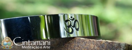 Bracelete em Aço com Sílaba OM - Image 4