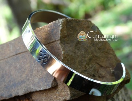 Bracelete em Aço com Sílaba OM - Image 5