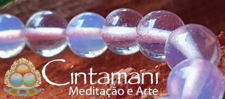 Mala Budista de Mão Opalita e Cinnabar - 27contas 6mm - Rosário Tibetano - Japamala - Image 2