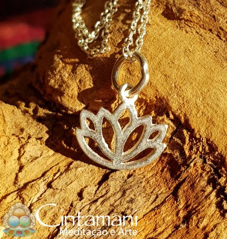 Pingente Flor de Lótus - Padma - Colar e Pingente em Prata 925 - Autoconhecimento - Image 3