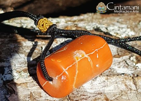 Toco de Coral - Cordão com Pedra Natural - Colar - Image 2