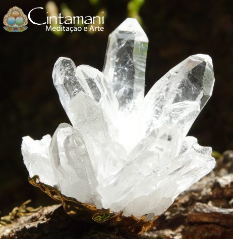 Pingente Druza de Quartzo - Rocha Natural - Clareza e Purificação