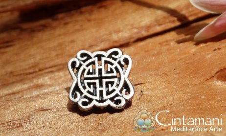 Botão Longevidade em Prata925 - Ornamento Étnico Tibetano - Image 2