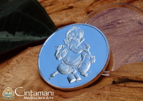 Amuleto Ganesha - O Destruidor de Obstáculos - Moeda em Bronze - Image 2