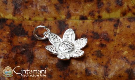 Pingente Flor de Mantra em Prata 925 - Autoconhecimento e Purificação - Image 2