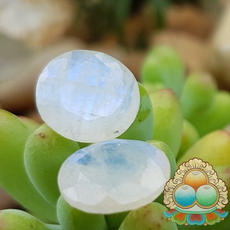 Par de Opalas - Pedra da Lua 7,82 ct -Pedra para Mandala - Image 4